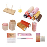 Maxbell Sewing Threads Kit Sewing Supplies for Hand Sewing Sewing Machine Embroidery Set A
