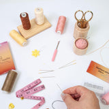 Maxbell Sewing Threads Kit Sewing Supplies for Hand Sewing Sewing Machine Embroidery Set A