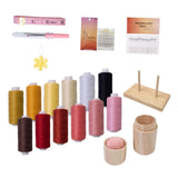 Maxbell Sewing Threads Kit Sewing Supplies for Hand Sewing Sewing Machine Embroidery Set A