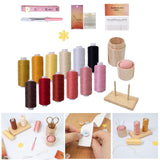 Maxbell Sewing Threads Kit Sewing Supplies for Hand Sewing Sewing Machine Embroidery Set A