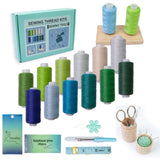 Maxbell Sewing Threads Kit Sewing Supplies for Hand Sewing Sewing Machine Embroidery Set B