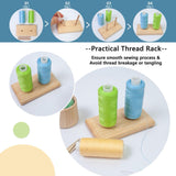 Maxbell Sewing Threads Kit Sewing Supplies for Hand Sewing Sewing Machine Embroidery Set B