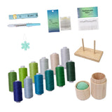 Maxbell Sewing Threads Kit Sewing Supplies for Hand Sewing Sewing Machine Embroidery Set B