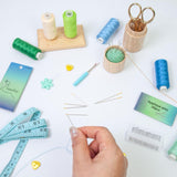 Maxbell Sewing Threads Kit Sewing Supplies for Hand Sewing Sewing Machine Embroidery Set B