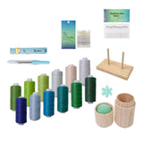 Maxbell Sewing Threads Kit Sewing Supplies for Hand Sewing Sewing Machine Embroidery Set B