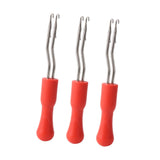 Maxbell 3Pcs Latch Hooks Portable Dreadlocks Crochet Hook for Knitting Craft Suplies