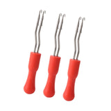 Maxbell 3Pcs Latch Hooks Portable Dreadlocks Crochet Hook for Knitting Craft Suplies