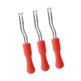 Maxbell 3Pcs Latch Hooks Portable Dreadlocks Crochet Hook for Knitting Craft Suplies