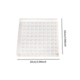 Maxbell Acrylic Clay Doll Drying Board Practical DIY Craft Pottery Figure Plug Board Square