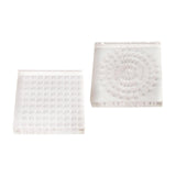 Maxbell Acrylic Clay Doll Drying Board Practical DIY Craft Pottery Figure Plug Board Square