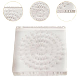 Maxbell Acrylic Clay Doll Drying Board Practical DIY Craft Pottery Figure Plug Board Round