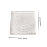 Maxbell Acrylic Clay Doll Drying Board Practical DIY Craft Pottery Figure Plug Board Round