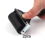 Maxbell 2x Rubber Brayer Ink Roller for Anti Skid Tape Construction Tool Lightweight 6cm
