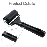 Maxbell 2x Rubber Brayer Ink Roller for Anti Skid Tape Construction Tool Lightweight 6cm