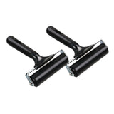 Maxbell 2x Rubber Brayer Ink Roller for Anti Skid Tape Construction Tool Lightweight 10cm