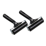 Maxbell 2x Rubber Brayer Ink Roller for Anti Skid Tape Construction Tool Lightweight 10cm