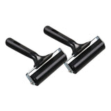 Maxbell 2x Rubber Brayer Ink Roller for Anti Skid Tape Construction Tool Lightweight 10cm
