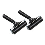 Maxbell 2x Rubber Brayer Ink Roller for Anti Skid Tape Construction Tool Lightweight 10cm