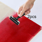 Maxbell 2x Rubber Brayer Ink Roller for Anti Skid Tape Construction Tool Lightweight 10cm