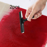 Maxbell 2x Rubber Brayer Ink Roller for Anti Skid Tape Construction Tool Lightweight 20cm