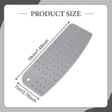 Maxbell Hot Hem Ruler Fabric Ironing Tool Quilting Dressmaker Ruler Hemming Template Gray
