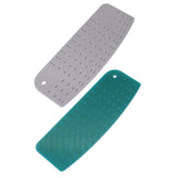 Maxbell Hot Hem Ruler Fabric Ironing Tool Quilting Dressmaker Ruler Hemming Template Gray