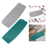 Maxbell Hot Hem Ruler Fabric Ironing Tool Quilting Dressmaker Ruler Hemming Template Gray