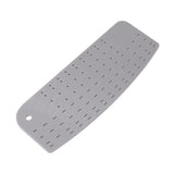 Maxbell Hot Hem Ruler Fabric Ironing Tool Quilting Dressmaker Ruler Hemming Template Gray