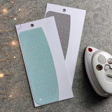 Maxbell Hot Hem Ruler Fabric Ironing Tool Quilting Dressmaker Ruler Hemming Template Green