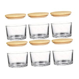 Maxbell 6x Thick Candle Jars for Making Candles for Home DIY Clear Glass Candle Jars
