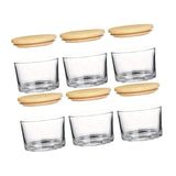 Maxbell 6x Thick Candle Jars for Making Candles for Home DIY Clear Glass Candle Jars