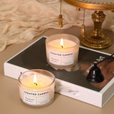 Maxbell 6x Thick Candle Jars for Making Candles for Home DIY Clear Glass Candle Jars