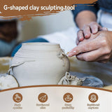 Maxbell Clay Pottery Modelling Carving Tool Ceramics Trimming Carving Tool for Craft
