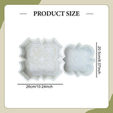 Maxbell 2 Pieces Decorative Flower Brick Models Road Pedal Tile Models for Sidewalks