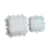 Maxbell 2 Pieces Decorative Flower Brick Models Road Pedal Tile Models for Sidewalks