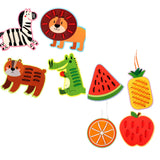 Maxbell Kids Lacing Toy Threading Board Improve Cognition for Boys Girls Puzzle Game Animal Pattern