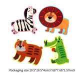 Maxbell Kids Lacing Toy Threading Board Improve Cognition for Boys Girls Puzzle Game Animal Pattern