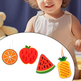 Maxbell Kids Lacing Toy Threading Board Improve Cognition for Boys Girls Puzzle Game Fruit Pattern