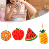 Maxbell Kids Lacing Toy Threading Board Improve Cognition for Boys Girls Puzzle Game Fruit Pattern