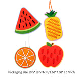 Maxbell Kids Lacing Toy Threading Board Improve Cognition for Boys Girls Puzzle Game Fruit Pattern