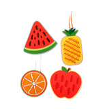 Maxbell Kids Lacing Toy Threading Board Improve Cognition for Boys Girls Puzzle Game Fruit Pattern