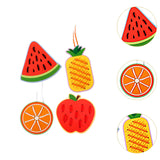 Maxbell Kids Lacing Toy Threading Board Improve Cognition for Boys Girls Puzzle Game Fruit Pattern