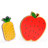Maxbell Kids Lacing Toy Threading Board Improve Cognition for Boys Girls Puzzle Game Fruit Pattern