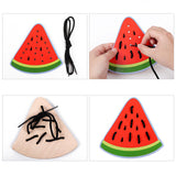 Maxbell Kids Lacing Toy Threading Board Improve Cognition for Boys Girls Puzzle Game Fruit Pattern