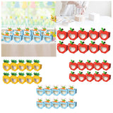 Maxbell 10Pcs Foldable Candy Boxes Paper Gift Packaging Box for Housewarming Holiday Blue