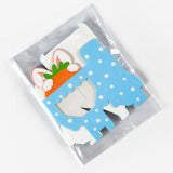 Maxbell 10Pcs Foldable Candy Boxes Paper Gift Packaging Box for Housewarming Holiday Blue