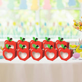 Maxbell 10Pcs Foldable Candy Boxes Paper Gift Packaging Box for Housewarming Holiday Red