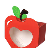 Maxbell 10Pcs Foldable Candy Boxes Paper Gift Packaging Box for Housewarming Holiday Red