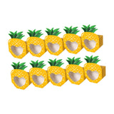 Maxbell 10Pcs Foldable Candy Boxes Paper Gift Packaging Box for Housewarming Holiday Yellow