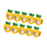 Maxbell 10Pcs Foldable Candy Boxes Paper Gift Packaging Box for Housewarming Holiday Yellow